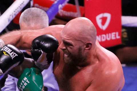 Anthony Joshua’s promoter Eddie Hearn hails ‘big balls’ of Tyson Fury &amp; Deontay Wilder as he..