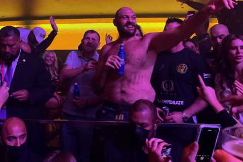 Tyson Fury celebrates ‘greatest ever’ fight by partying until 3am in Las Vegas
