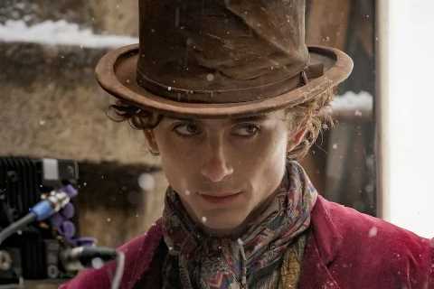 Timothée Chalamet posts first look at himself as Willy Wonka – and fans all have the same thought