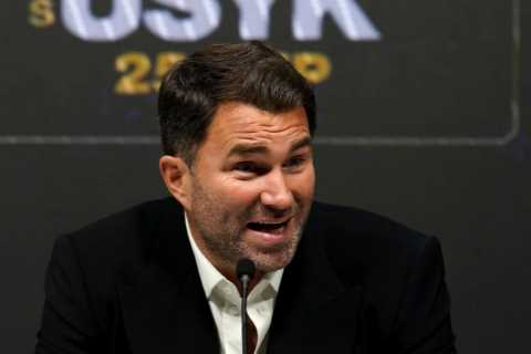 Eddie Hearn wants to see Tyson Fury fight Dillian Whyte next ahead of Anthony Joshua or Oleksandr..