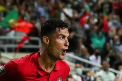 Cristiano Ronaldo hits world record TENTH international hat-trick… and almost nets stunning..