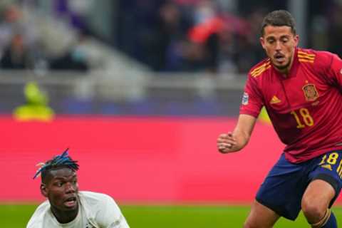 West Ham’s Pablo Fornals flew home from Nations League final on EasyJet… as Man Utd’s Pogba and..