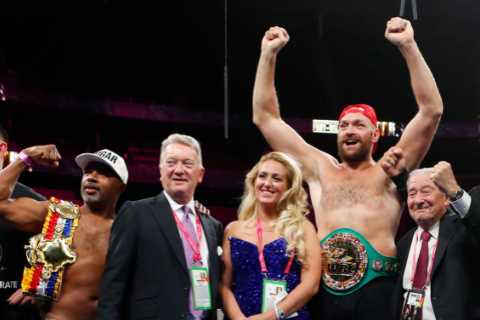 Tyson Fury’s promoter tells Anthony Joshua to ‘step aside’ so Gypsy King can take on Oleksandr Usyk ..