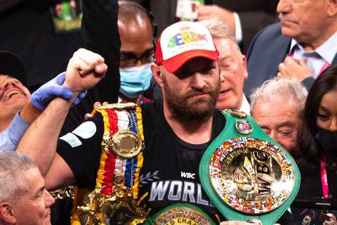 Tyson Fury suspended and banned from ring return after brutal Deontay Wilder fight as he returns to ..