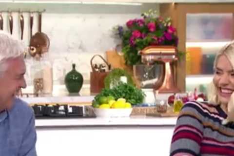 This Morning’s Holly Willoughby gets the giggles after making cheeky poo joke
