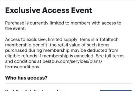 PS5 buyers beware: Best Buy stops refunds on its early access Total Tech membership