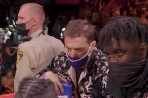 Unseen footage emerges of dazed Deontay Wilder telling Tyson Fury ‘I won’t respect you’ after..