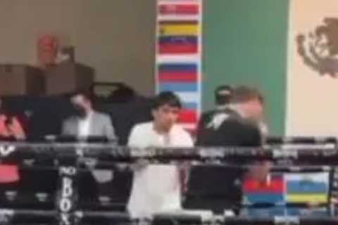 Manny Pacquiao’s son Emmanuel Jr, 20, trains with superstar Canelo Alvarez as he looks to follow in ..