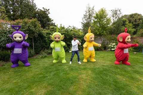 Peter Andre’s ‘new band’ Teletubbies release album to celebrate 25th anniversary