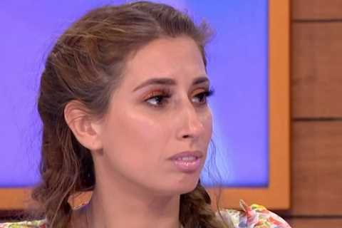 Emotional Stacey Solomon lights a candle for the babies she miscarried before daughter Rose’s birth