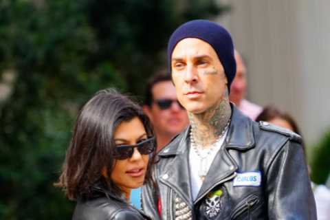 Kourtney Kardashian &amp; Travis Barker are ‘ENGAGED’ as rocker proposes at beachside hotel after..