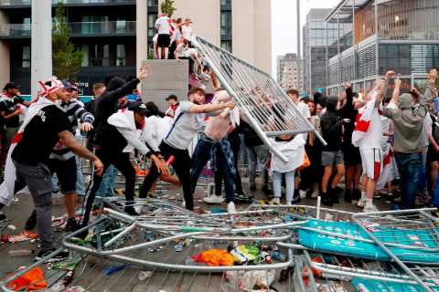 Britain’s World Cup 2030 bid still ‘a very strong contender’ despite hooligan carnage at Wembley,..