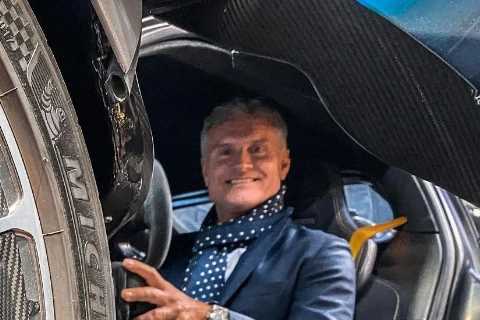 F1 legend David Coulthard is worth £60m and has TWO cars that cost over £2m each in collection…..