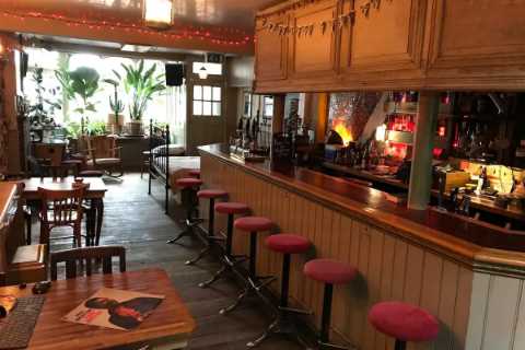 You can rent an entire pub with your mates for the night which includes a fully stocked ‘honesty..