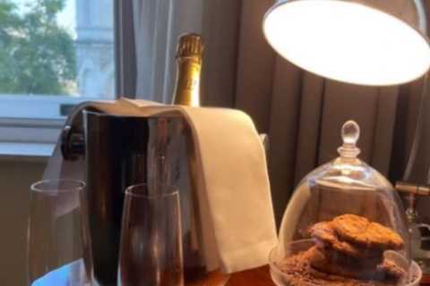 Maura Higgins hints at reunion with Strictly ex Giovanni Pernice as TWO champagne glasses are..
