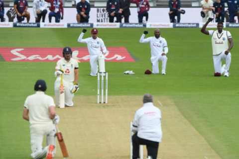 England cricketers to take knee for first time in over a year in T20 World Cup opener against West..