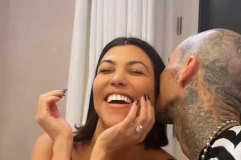 Kourtney Kardashian posts never-before-seen photos from ‘dream’ engagement to Travis Barker as fans ..