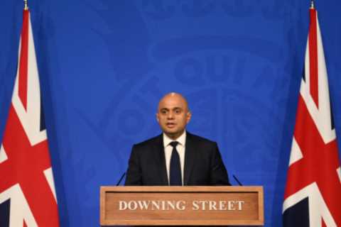 Sajid Javid begs Brits to get their Covid booster jabs or face return to resitrctions
