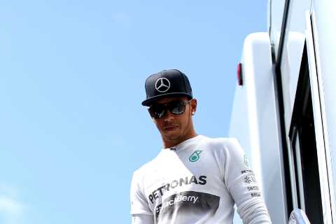 Lewis Hamilton late for US Grand Prix press conference after getting LOCKED inside own motorhome..