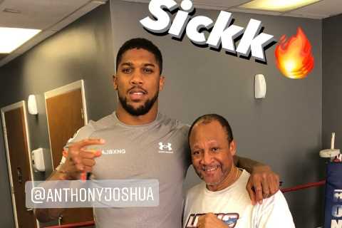 Anthony Joshua tells Mike Tyson’s old coach Ronnie Shields to turn him into DOG for Oleksandr Usyk..