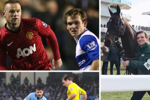 Football star swaps racing thoroughbreds like Rooney and Aguero to saddling up for first horse race