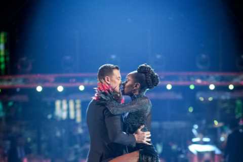 Strictly’s AJ Odudu ‘dating’ pro partner Kai Widdrington after sending fans wild with ‘near kiss’..