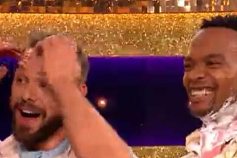 Strictly fans in hysterics at shock ‘I’m wet’ outburst from John Whaite’s friend – as studio is..