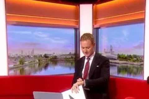 BBC Breakfast in chaos as guest sprints across set and Dan Walker suffers technical gaffe