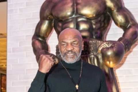 ‘Looks NOTHING like him’ – Mike Tyson honoured with 10ft statue created of boxing legend but fans..
