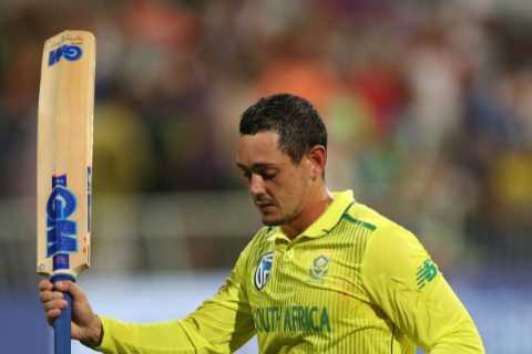 Why isn’t Quinton de Kock playing for South Africa, is it because he refused to take the knee and..