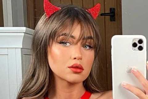 Love Island star looks unrecognisable in sexy devil costume after hair makeover – but can you guess ..