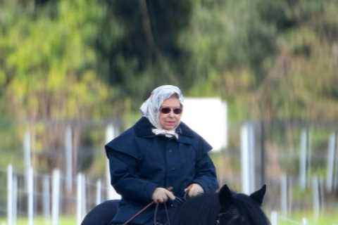 Queen, 95, ‘hopes to return to horse riding’ by spring after resting, royal source says