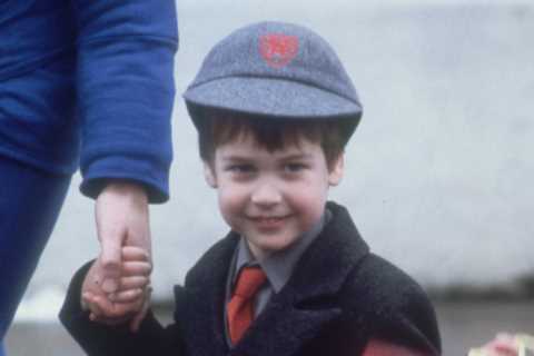 Prince William was known as His Naughtiness when he was little and would stick his tongue out at..