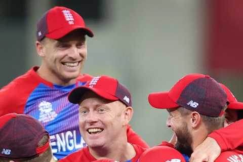 England hammer rivals Australia and take huge step towards T20 World Cup semis as Jos Buttler and..