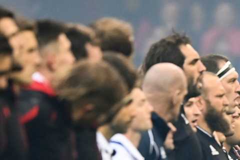 Idiot fan ‘Jarvo’ invades pitch and lines up with All Blacks before Wales game despite being..