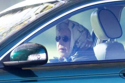 Queen spotted driving as she’s seen for first time since hospital stay after pulling out of COP26..