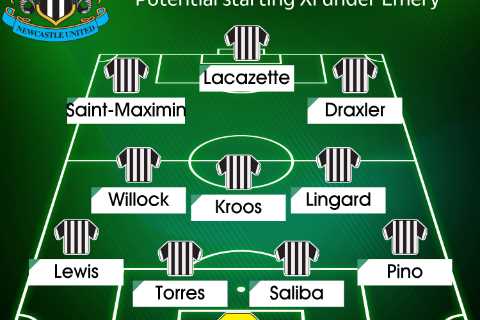 How Newcastle could line-up under Unai Emery including snatching Lacazette and Saliba from Arsenal..