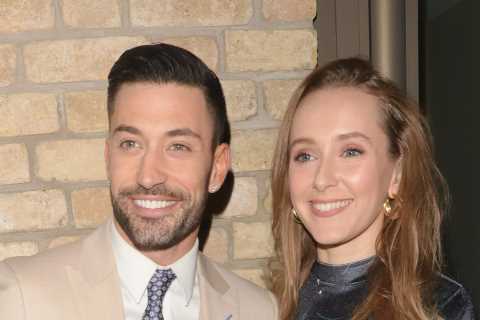 Strictly’s Giovanni Pernice cuddles up to EastEnders star Rose Ayling-Ellis as they leave It Takes..