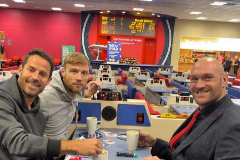 Tyson Fury stars on League of Their Own’s Road Trip as boxing champ plays bingo in Morecambe with..
