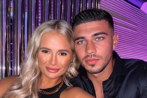Molly-Mae Hague admits she’s missing boyfriend Tommy Fury ‘terribly’ as she tucks into pizza and..