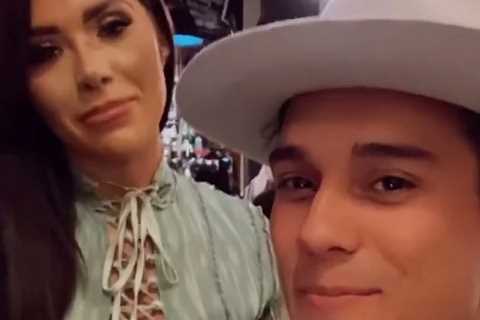 Celebs Go Dating’s Chloe Brockett and Miles Nazaire fuel romance rumours with very flirty backstage ..
