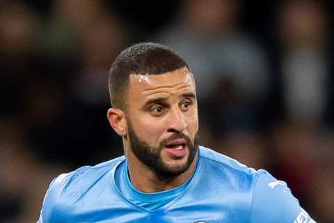 Man City sweat on Kyle Walker fitness ahead of Manchester derby as defender suffers foot injury in..