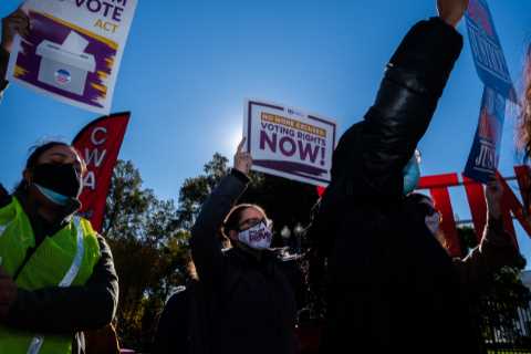 Republicans Block a Second Voting Rights Bill in the Senate