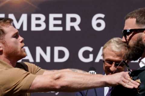Canelo Alvarez vs Caleb Plant could turn into a proper bloodbath… this is NO fake grudge match