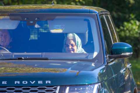 Smiling Queen, 95, driven around Sandringham during mini-break after being told to rest up by docs