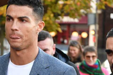 Cristiano Ronaldo slapped with parking ticket as Man Utd team head out for bonding lunch ahead of..