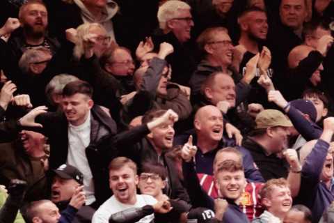 Man Utd winger Jadon Sancho jeered by Man City fans while warming up during derby after..