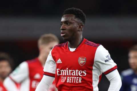 Arsenal striker Eddie Nketiah targeted by Borussia Monchengladbach in January transfer swoop with..