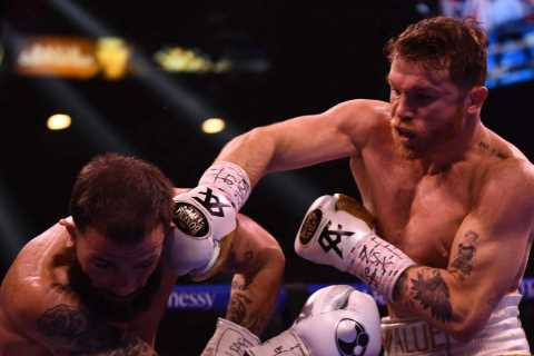 Watch Canelo Alvarez destroy Caleb Plant with devastating punches in 11th round KO victory to..