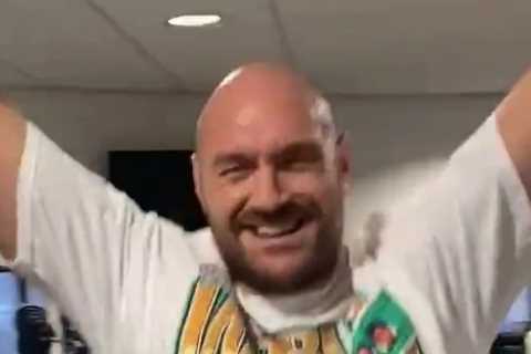 Watch Tyson Fury train brother Tommy for Jake Paul fight before dancing in his underwear to camera